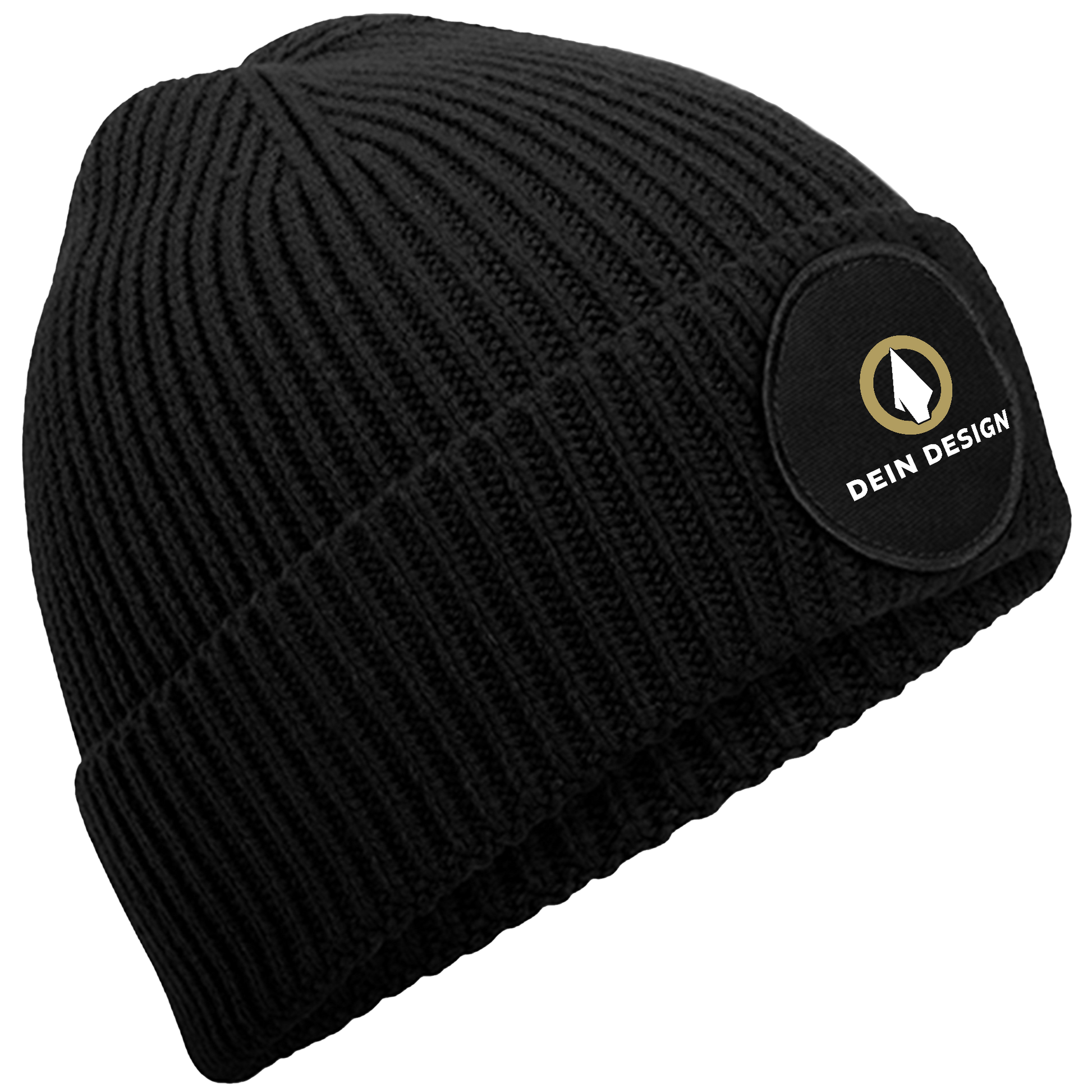 Rundes Patch Beanie