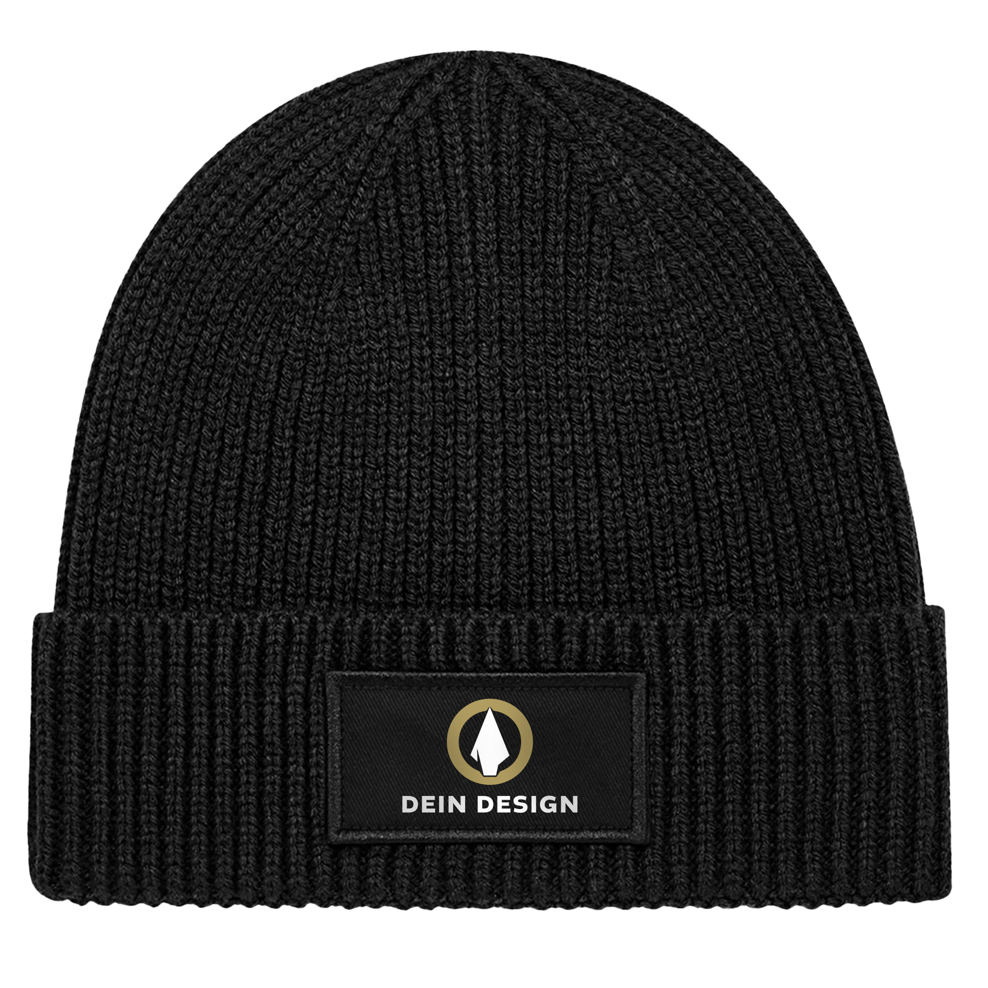 Eckiges Patch Beanie