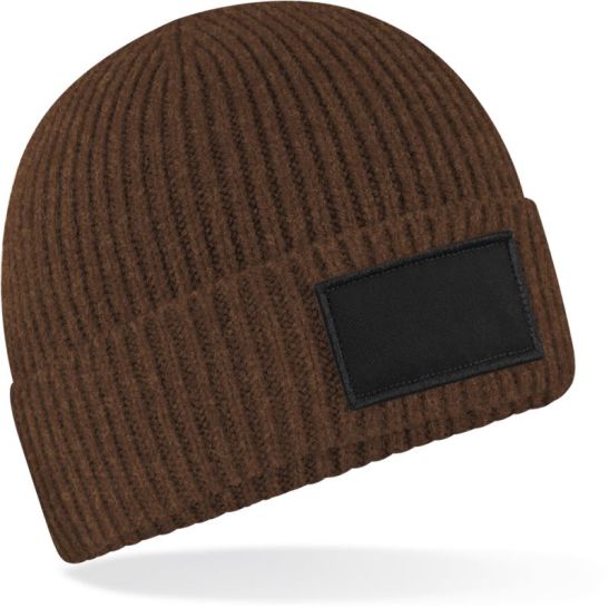 Eckiges Patch Beanie